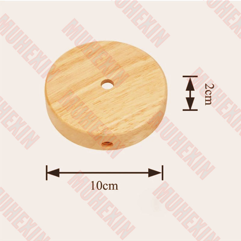 10 cm houten lichtluifelset houten lampvoeten plafondpaneel chassis lampen verlichting accessoires vintage kroonluchter plafondplaat