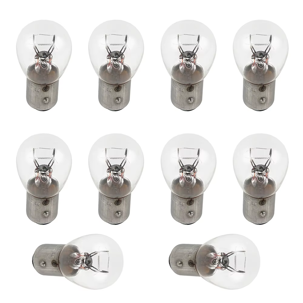 6V 21/5W Rücklicht Birne Brems halt Hinten Schwanz Hinten Schwanz Lampe Licht Halogenlampe Für Motorrad OEM 122-84514-00 122-84514-30: Schwarz