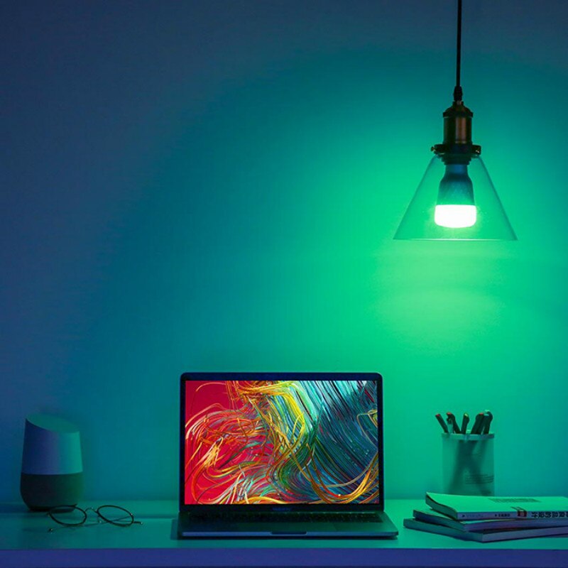 Yeelight 1SE Smart Led Lamp E27 6W Rgb Ac Draadloze Voice Control Kleurrijke Licht 650lm 100-240V ondersteuning Google Home Led Lamp