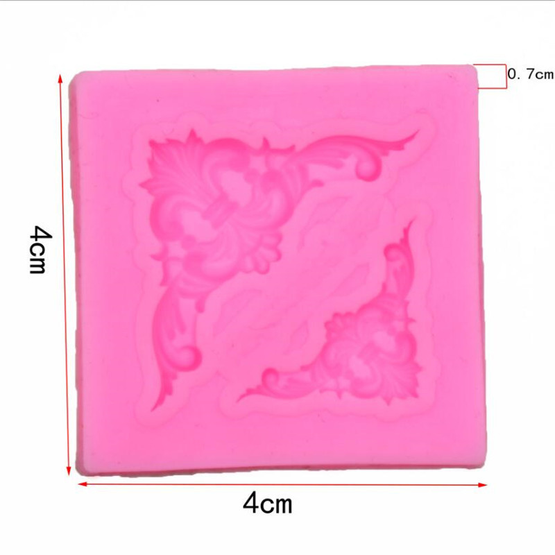 DIY Sugar Craft Cake Vintage Relief Border Silicone Mold Fondant Molds Cake Decorating Tools Gum Paste Mould