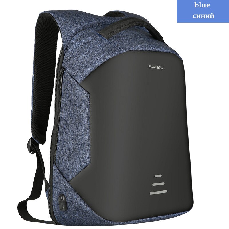 BAIBU Neue mann Rucksäcke Männer USB Ladung Laptop Anti diebstahl Rucksack Rucksack Lässig Mochila Reisetasche für männliche