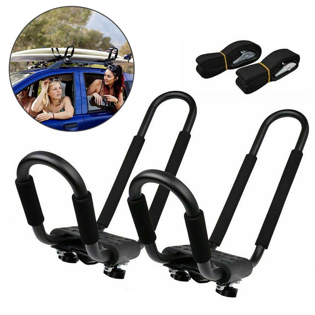 2PCS Kayak Roof Rack Quick Release Universal Rooftop Rack Carrier For Kayak Canoe Paddle Boat Surf Ski Universal Roof Rack