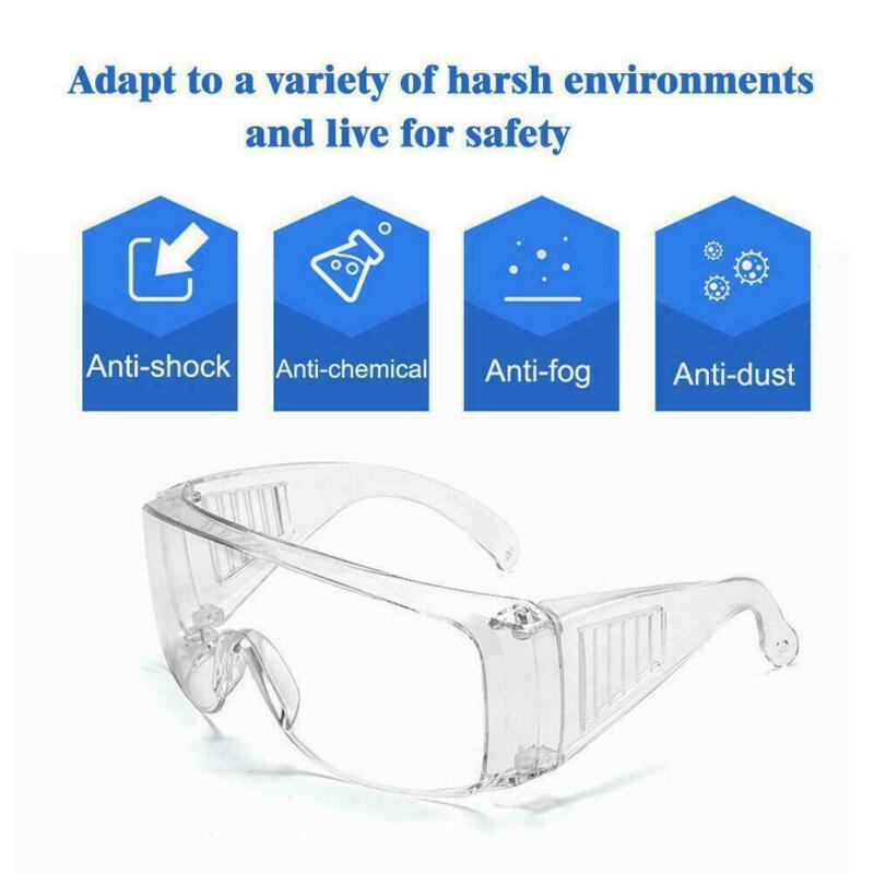 Chemistry Lab Protective Eye Goggles Safety Transparent Glasses Normal Anti Fog Dust Protection Fully Sealed