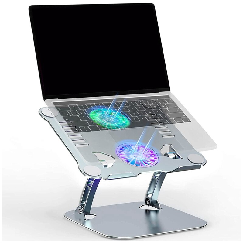Laptop-Stand Aus Aluminium – Höhenverstellbar, Ergonomisch, Für 10–17 Zoll Laptops, Kühlend & Faltbar
