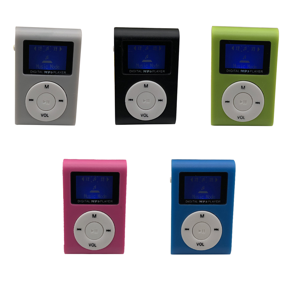 Mini USB MP3 Player Lcd-scherm Ondersteuning Tf-kaart FM Radio