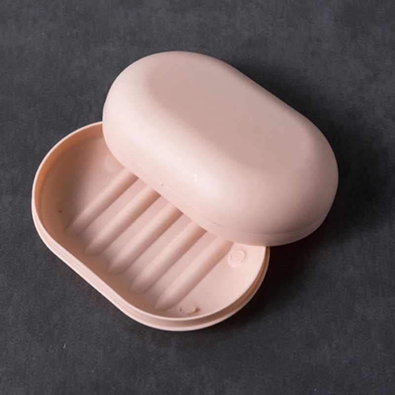 Caja de jabón de viaje, contenedor portátil para acampar, soporte para jabón de senderismo, estuche para platos, organizador de almacenamiento para baño y ducha del hogar,