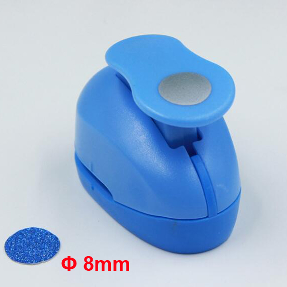 8Mm Cirkel Sneeuwvlok Bloem Papier Cutter Craft Punch Perfurador Scrapbooking Ronde Punch Voor Kinderen Furador Diy Puncher Embossers: Default Title