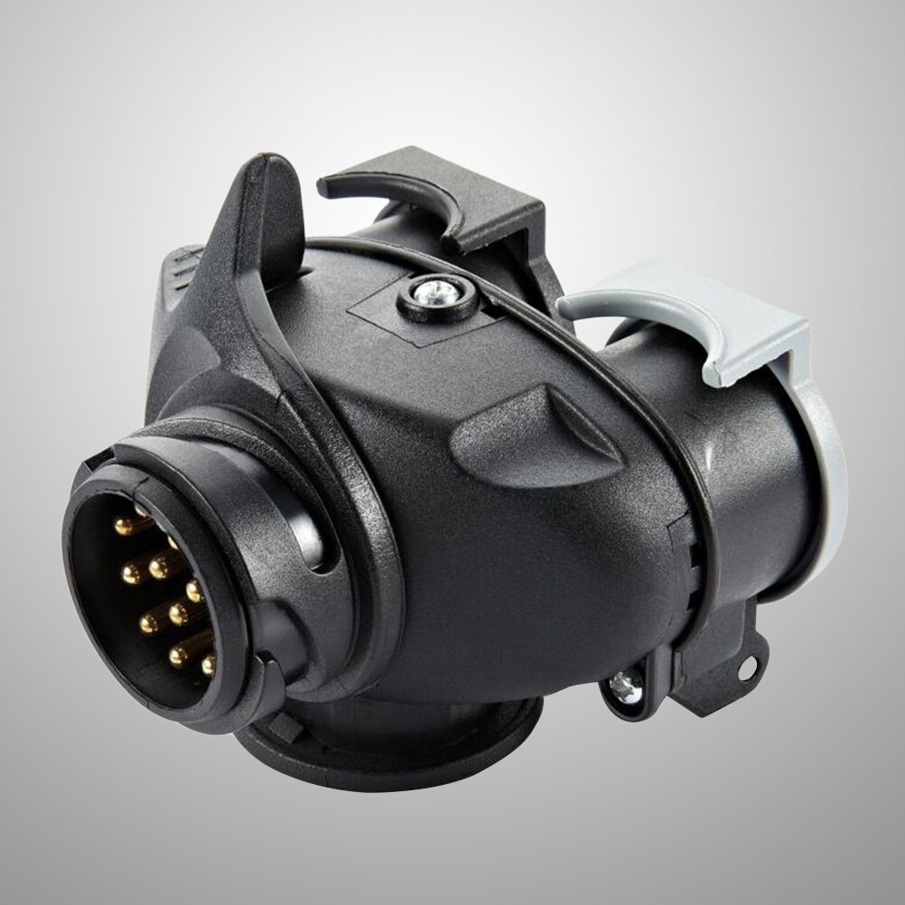 7 Pin Durable Plastic Trailer Plug Tow Bar Electrics Connector EU Plug Auto Car Socket Adapter Trailer Couplings Accessories