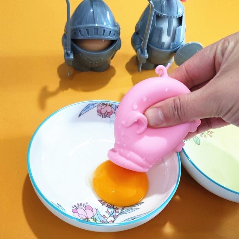silicone maiale / rana forma silicone uovo tuorlo aspirazione dispositivo uovo divisore cucina Oggetti cucina utensili uovo utensili