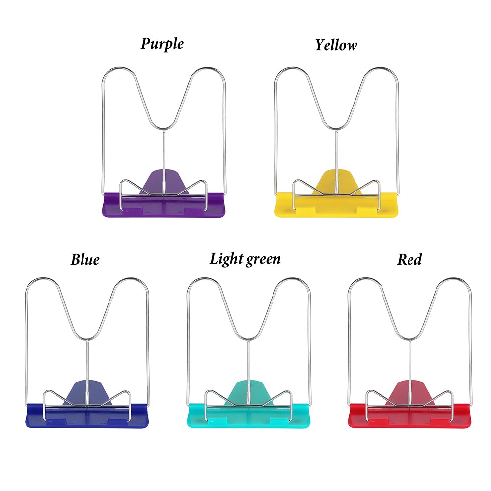 Portable Foldable Reading Adjustable Angle Reading Book Stand Document Holder Bookends Book Organizer office supplies