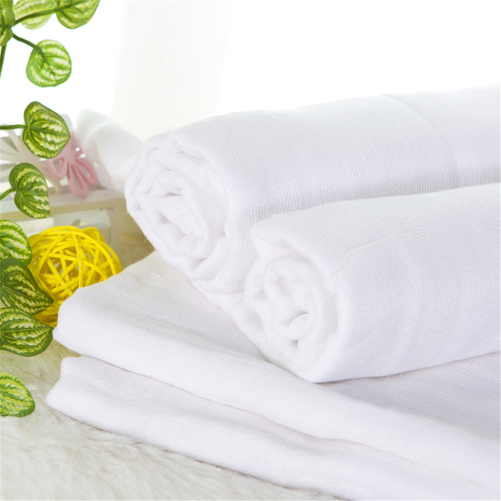 10 pcs Reusable Baby Diapers Cloth Diaper Inserts 1 piece 3 Layer Insert 100% Cotton Washable Babies Care Eco-friendly Diaper