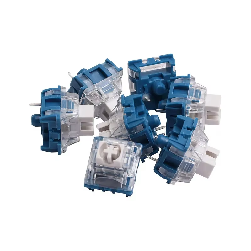 TTC Speed Silver V2 DIY teclado mecánico personalizado para jugadores interruptor lineal 45gf 3 pines RGB SMD interruptores de intercambio en prevención de contatos