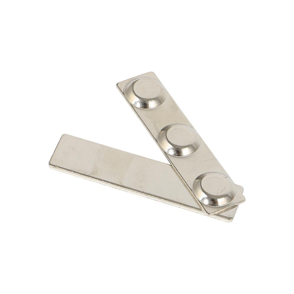 10 stk magnetiske navneskilt magnet vedlegg finner bakside selvklebende: D 64 x 15mm