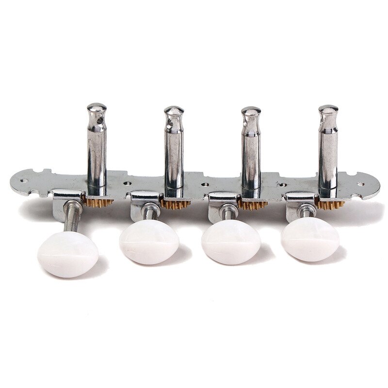 1 Set Mandoline Machine Heads Tuners Tuning Keys Pinnen Voor Mandoline Instrument Zilver R/L