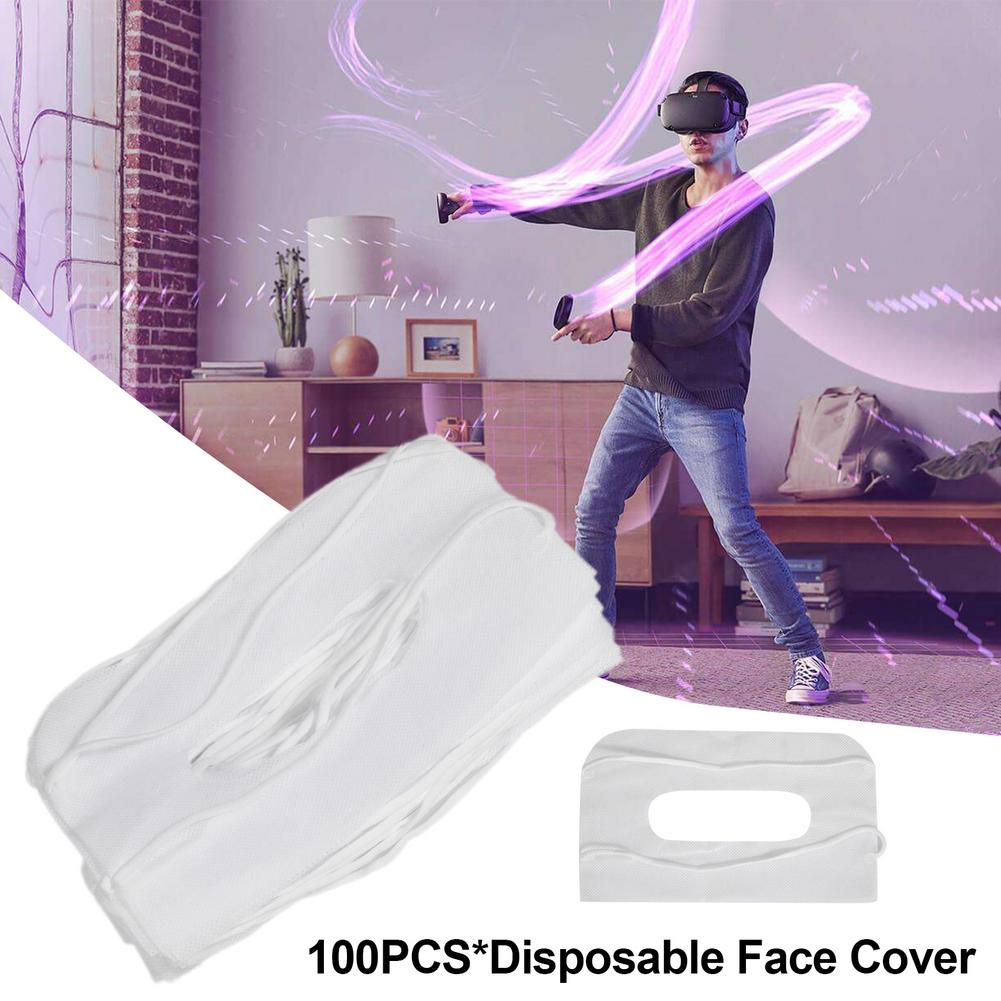 100Pcs Universele Hygiëne Vr Masker Pad Wegwerp Eye Pad Voor Vive Oculus Rift 3D Virtual Reality Bril Voor Vr oculusquest 2