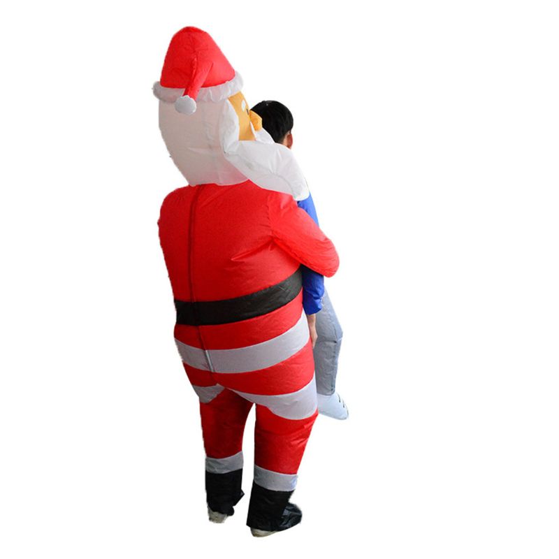 Jul sjov julemand spøgelser kram mennesker oppustelige tøj person spoof rekvisitter julefest selskab barer klubber dansefest