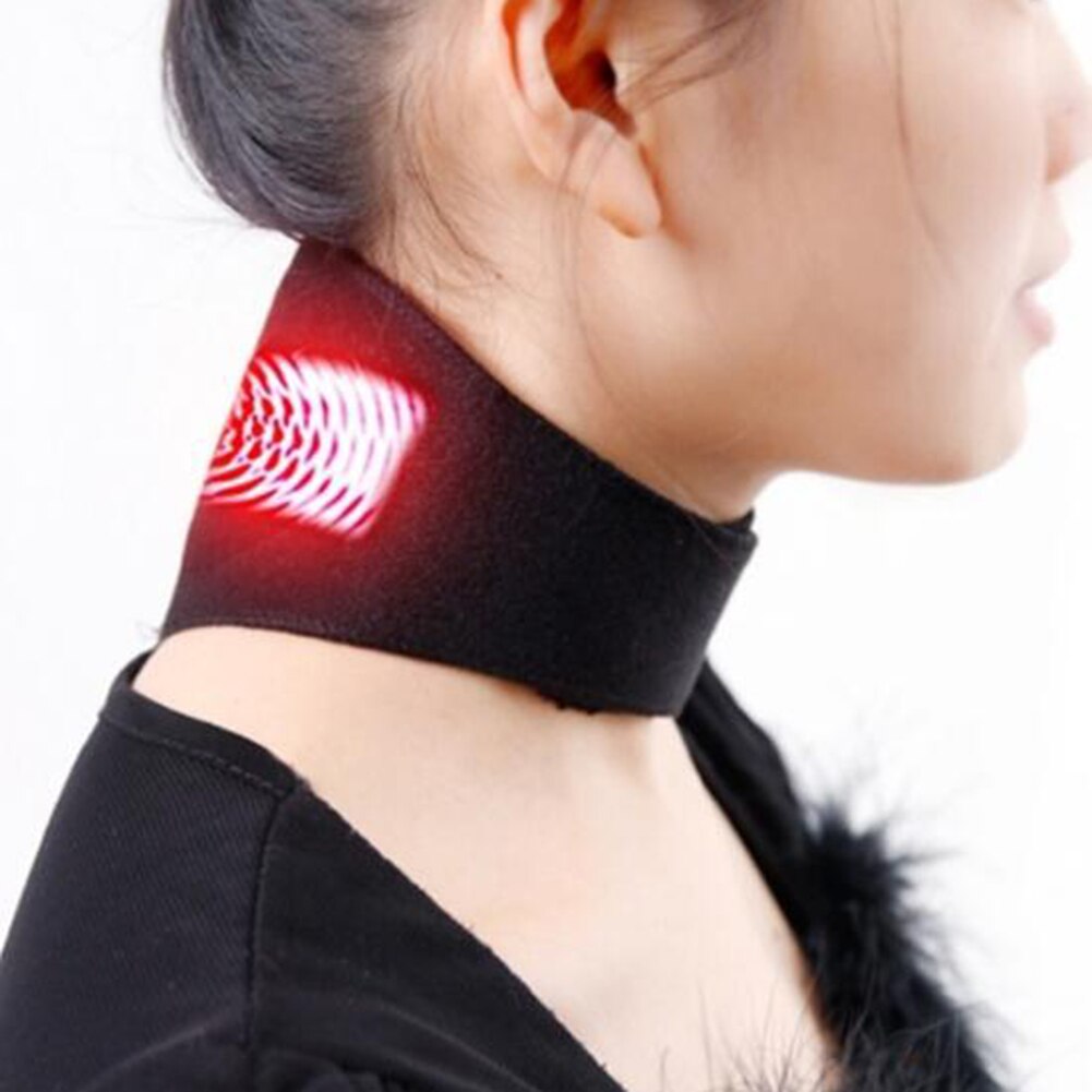 Ceinture de protection magnétique pour le cou, coussin de thérapie thermique, protection magnétique pour le cou, soulagement des douleurs musculaires corporelles, Support confortable