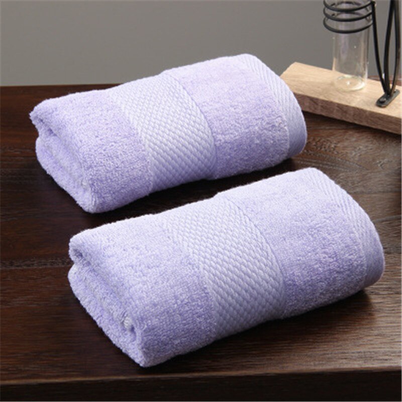 Toalla de microfibra para baño, 100% de algodón Toalla de baño, color rosa, gris, caqui y púrpura, suave, superabsorbente, 35x75cm: maojin03fz-zi