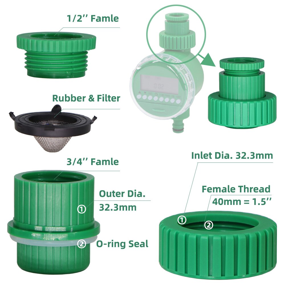 Tuin Automatische Druppelsysteem Kit 4/7-3/5 Mm 4-Manier Automatische Druipen Pijl Connector Geschikt Voor Plant watering