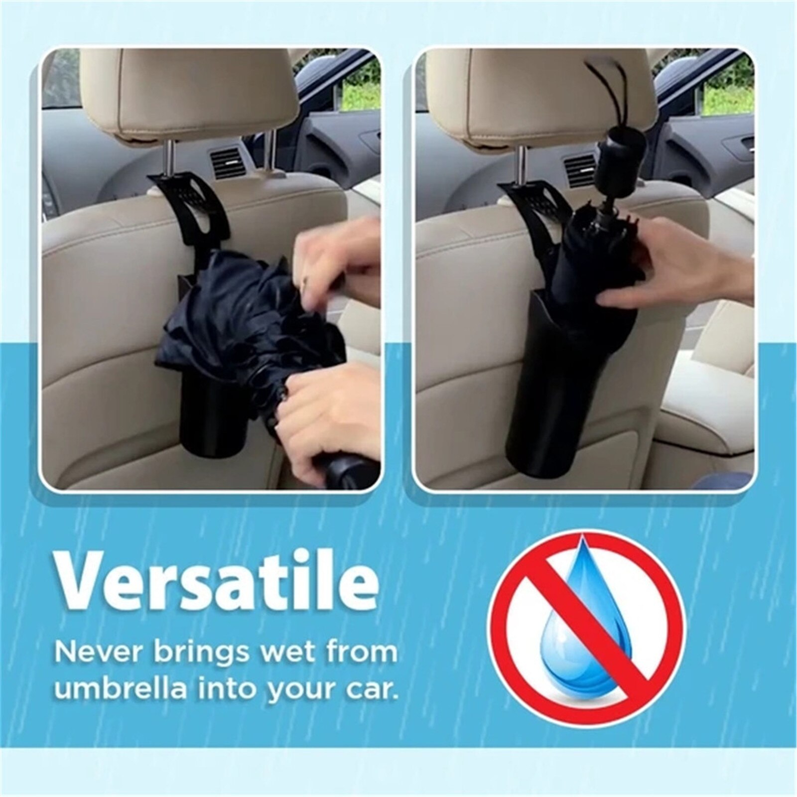 Paraplu Emmer Auto Paraplu Houder Hanger Auto Houder Interieur Paraplu Hanger Tas Opslag Emmer