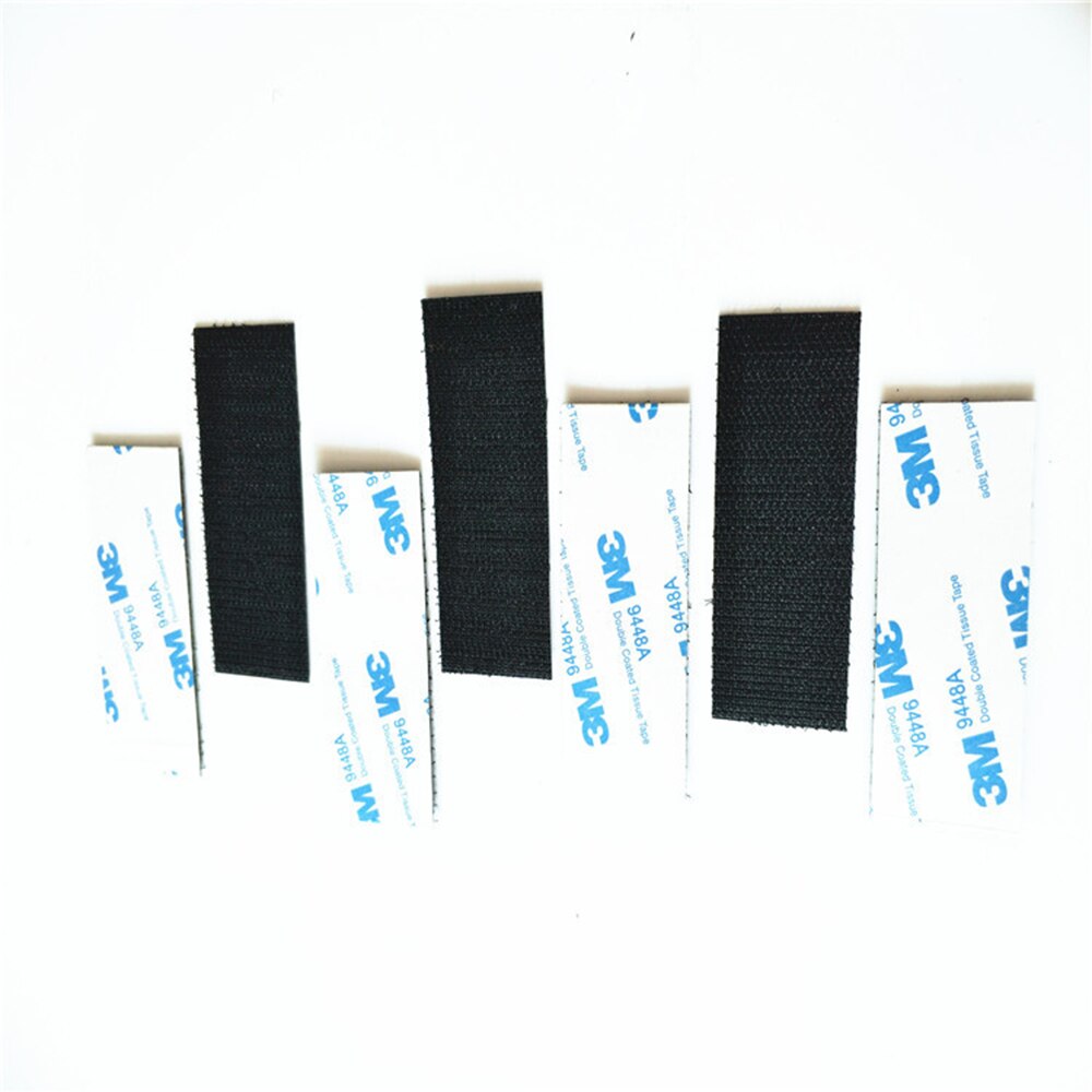 10Pairs/lot Self adhesive Fastener Hook and Loop Tape nylon sticker velcros adhesive loop fastener with 3M Glue DIY accessories