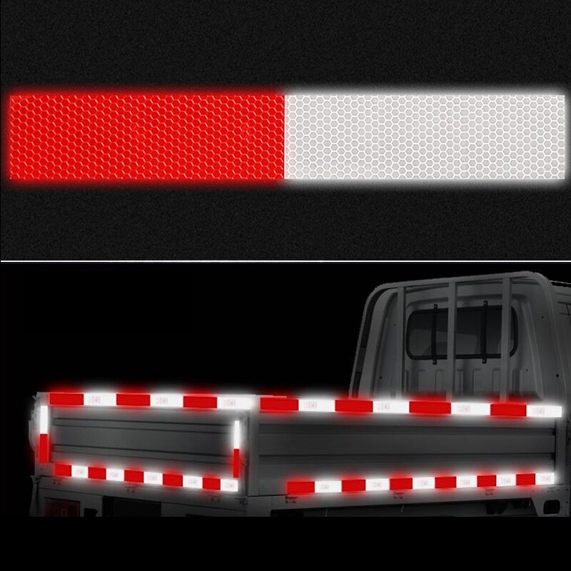 High Visibility Waterproof Reflective Safety Tape Warning Sticker Strong Adhesive Reflector Roll For Trucks