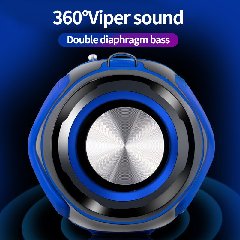 High Power 40W Wireless Speakers For Bluetooth PC Computer Portable Outdoor Column Stereo Subwoofer Boom Box Music Center Radio