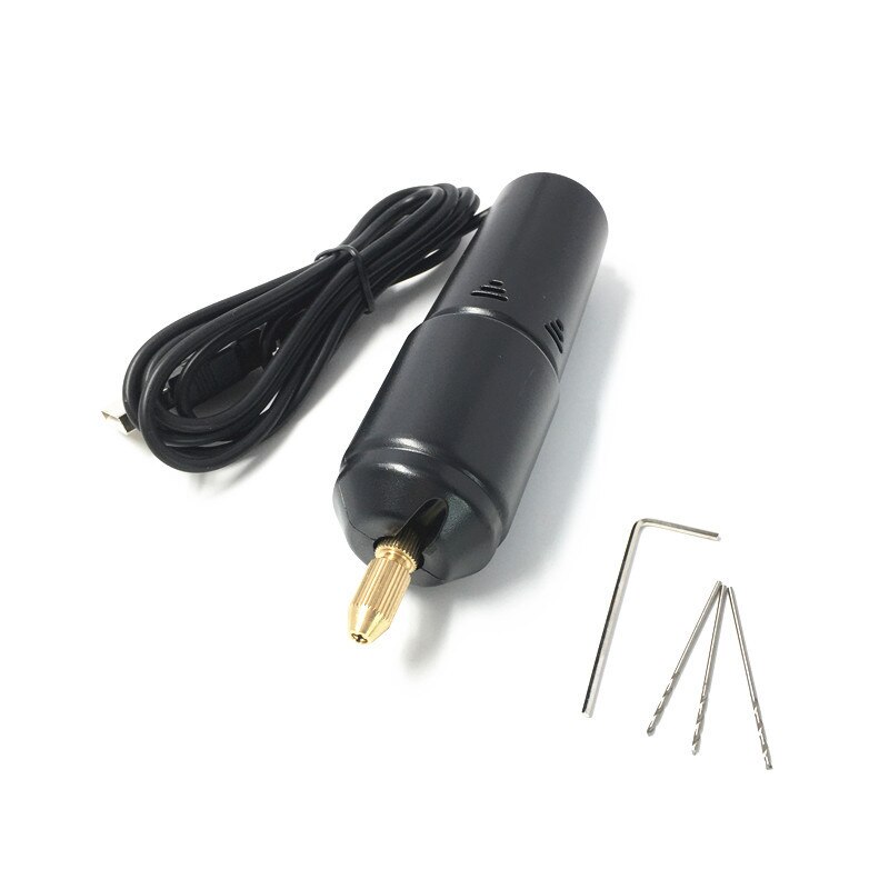Smycken verktyg mini elektrisk borr handhållen för pärla epoxiharts smycken gör diy trä hantverktyg med 5v usb datakabel