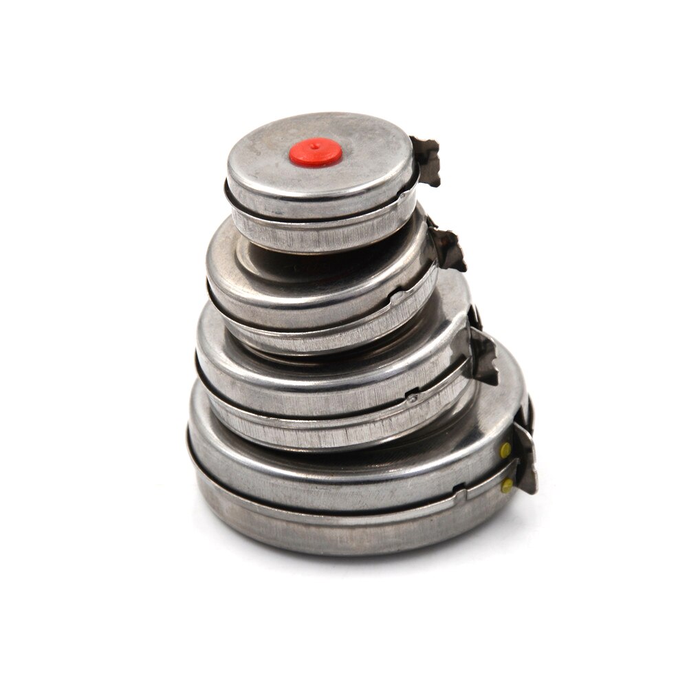 Mini cinta retráctil de 1m y 2m para hogar, fábrica, oficina, cinta métrica de carpintería de acero inoxidable