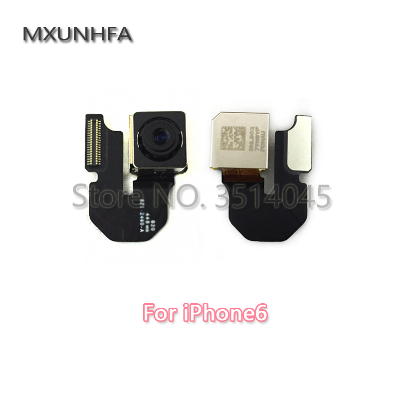 Cámara trasera principal para iPhone 4 4S 5 5S 5c Se 6 6plus 6S 7 8 Plus cámara trasera con cable flexible frente a piezas de repuesto probadas