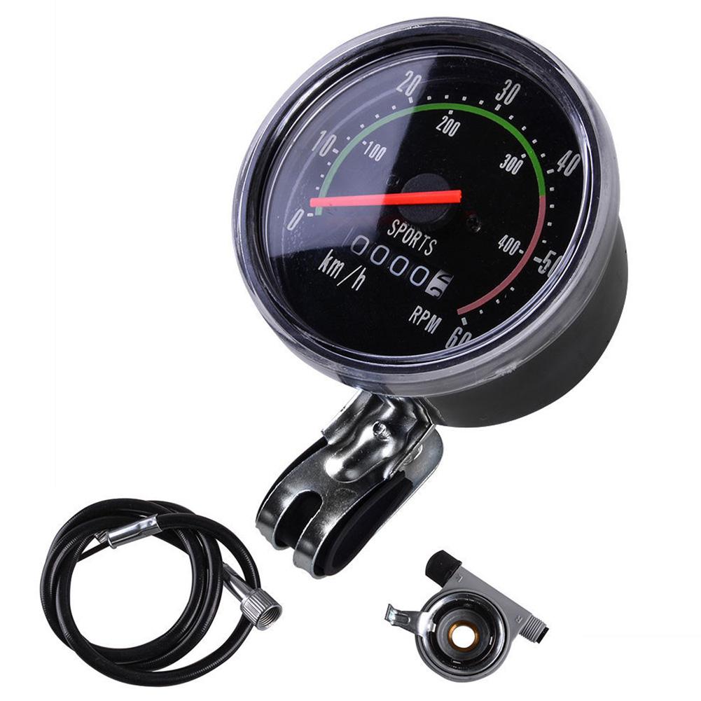 Bike Cycling Speedometer Odometer Mountain Bike Round Meter Gauges Stopwatch Riding Equipment