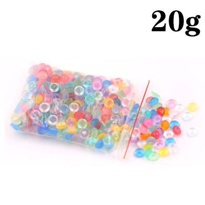 20g Bunte Perle Kugeln Hinaus Für Schleim Spielzeug Handwerk Fisch Tank Füllstoff Für Charms Hand Gum DIY Dekor Für kid Zubehör Liefert: 20g Mix colors