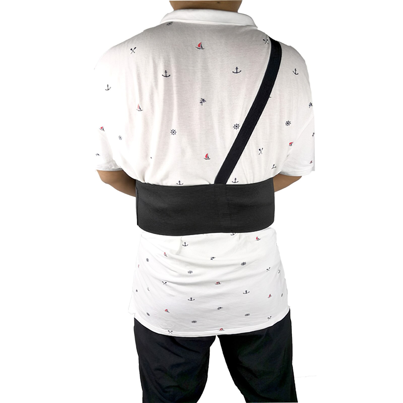 Cubierta de cintura Invisible táctica al aire libre, cinturón de cubierta de Cintura elástica de un solo hombro para actividades militares y de caza de