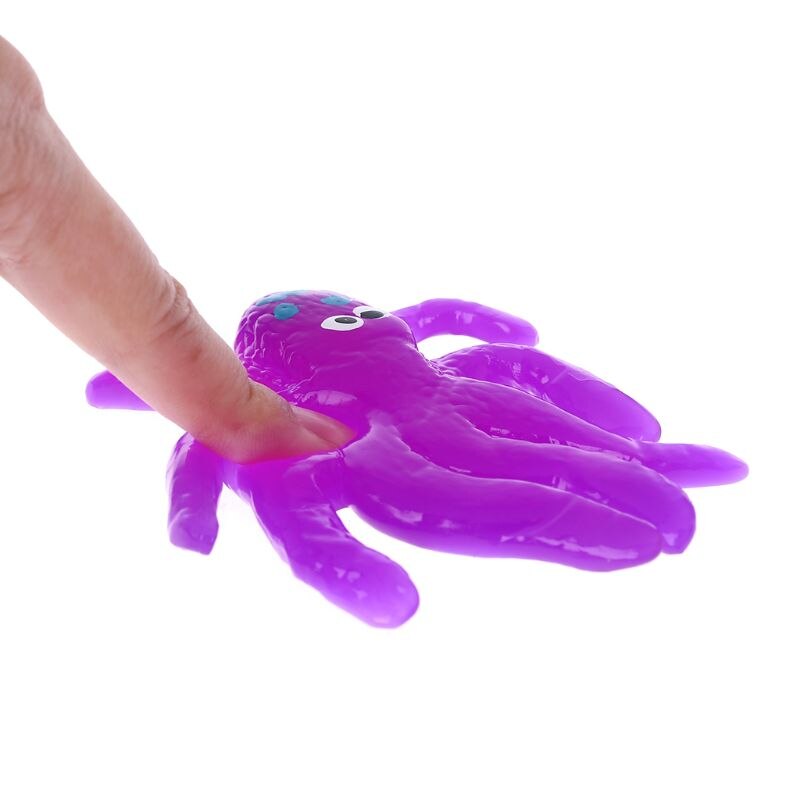 Stress Oceaan Dieren Dolfijn Octopus Schildpad Sticky Knijpen Decompressie Cure Speelgoed F3ME