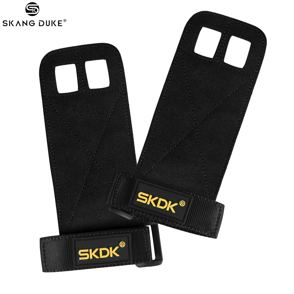 1Pair Weight Lifting Gloves Crossfit Gymnastics Gym Gloves Pull-up Workout Fitness Training Hand Grip Palm Protector: L