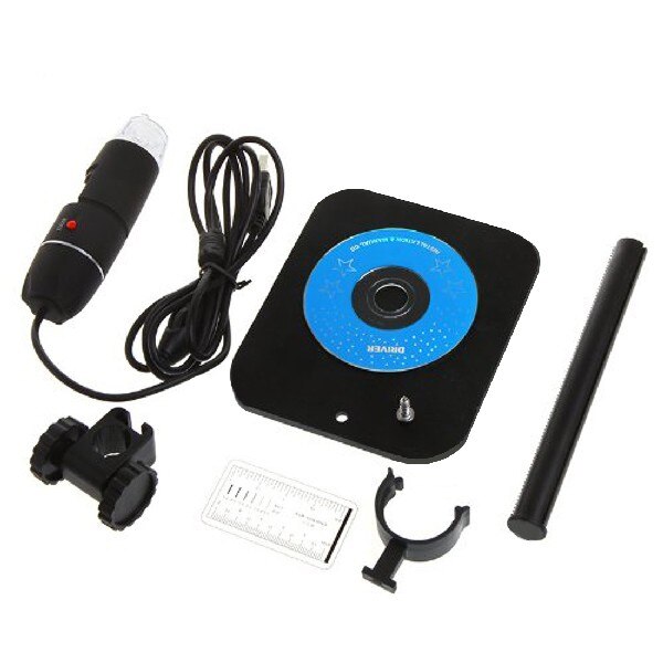 Elektronik 5MP USB 8 LED Digital Kamera Mikroskop Endoskop Lupe 50X ~ 500X Vergrößerung Messen