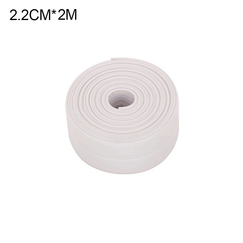 PVC Adhesive Sealant Tape For Kitchen Bathroom Shower Bathtub Corner Sink Sealing Strips Tapes Waterproof Wall Stickers 3.8/2.2M: G468734A
