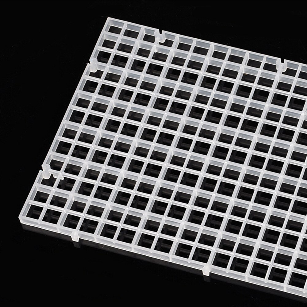 2pcs Pet Supplies Filtration Net Free Cut Gravel Fish Tank Divider Isolation Board Separator Plastic Bottom Tray Aquarium Grid