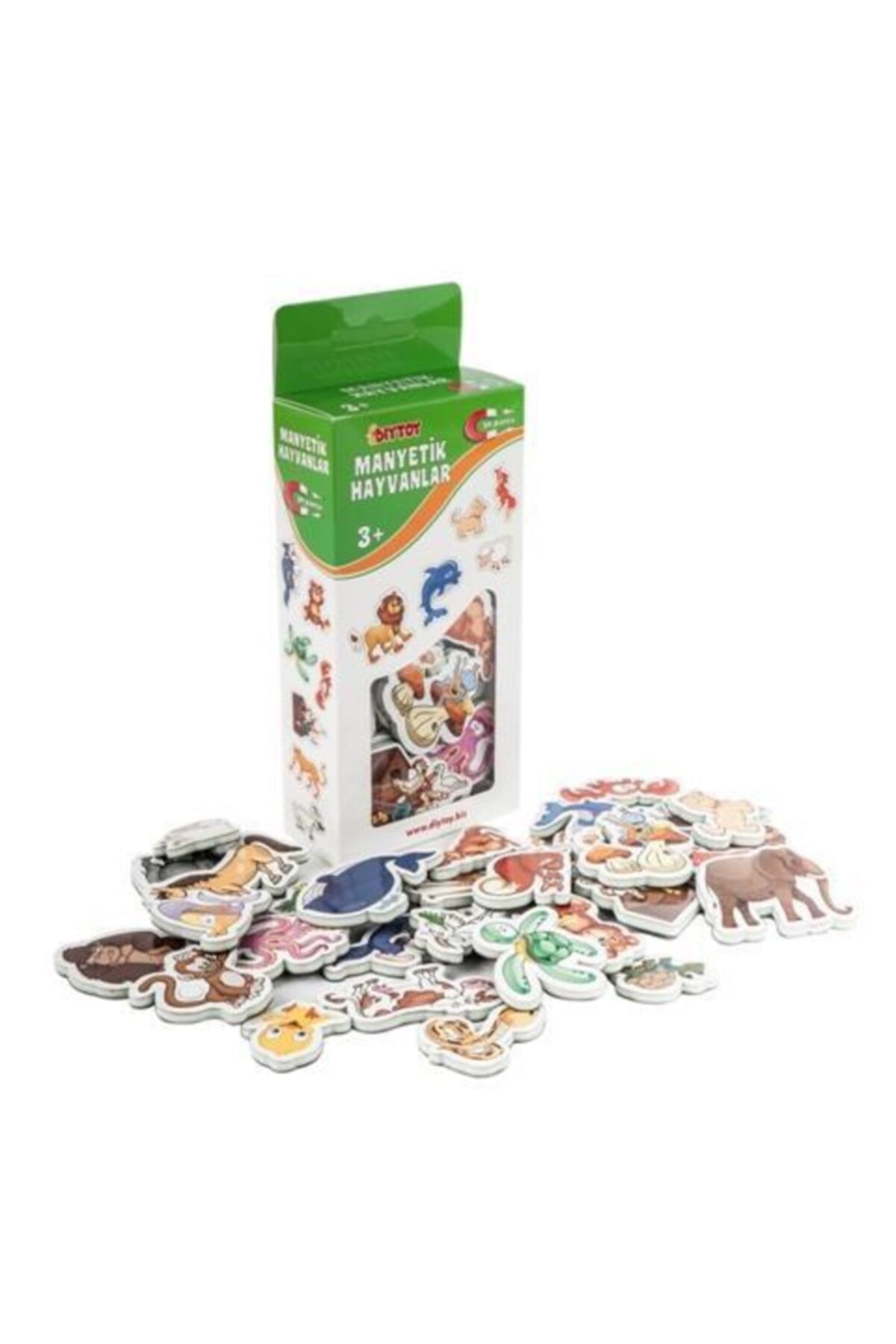 Educational Magnet Set, Diy Toy, Magnetic Set of 3, Animals, Fruits, Vehicles,