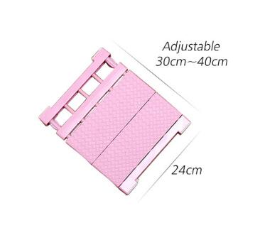 1pc garderobeskabe skab arrangør hylde soveværelse møbler tilføje lag spar plads køkken rack holder opbevaring skab hylde: 24 x 40pi