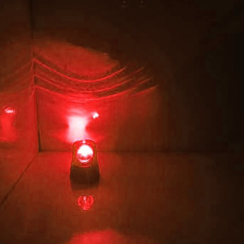 3Inch Ballroom Party Mini Led Baken 360 Graden Roterende Desktop Night Club Knipperende Stroboscoop Podium Effect Batterij Aangedreven