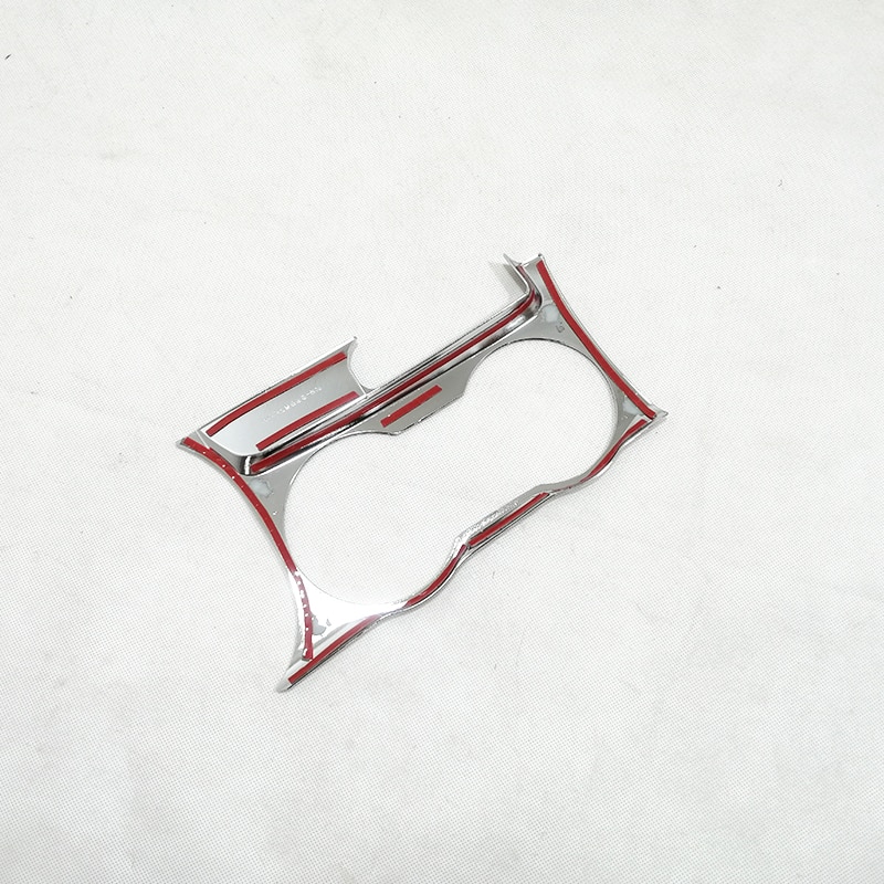For LHD Opel Mokka Buick Encore ABS Matte/chrome Car Front water cup frame cover trim car accessories styling 1PCS