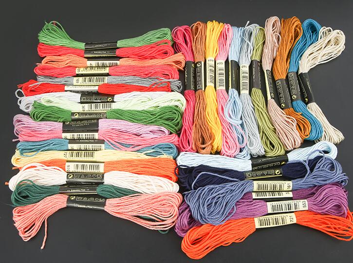 50/100/150/200/250/300/447pcs Different dmc Colors No Repeated Colors Embroidery Floss Cross Stitch Floss Yarn Thread