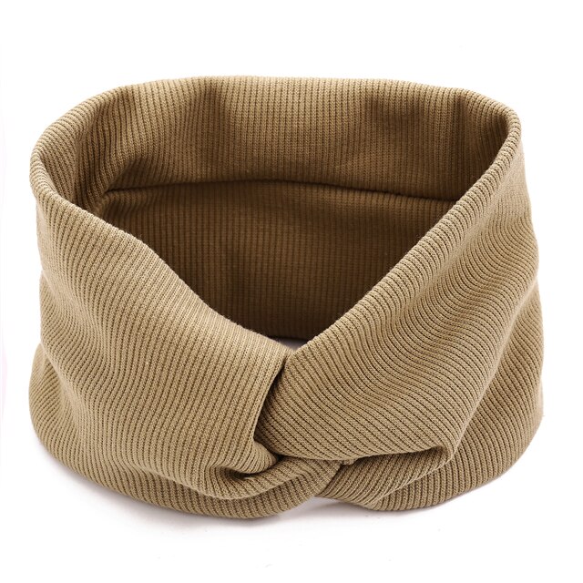 Bandeau d'hiver pour femmes, nœud supérieur, turban, bandeau, accessoire pour cheveux couleur bonbon: 622986