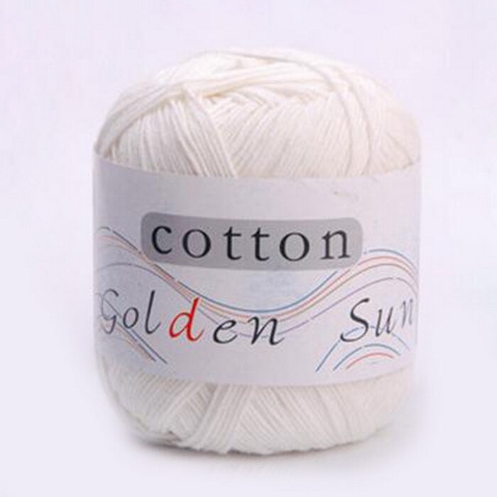 100% 50g/Roll Hand-knitted Cashmere Yarn for hand knitting baby wool hand-knitted Soft hand knitting: White