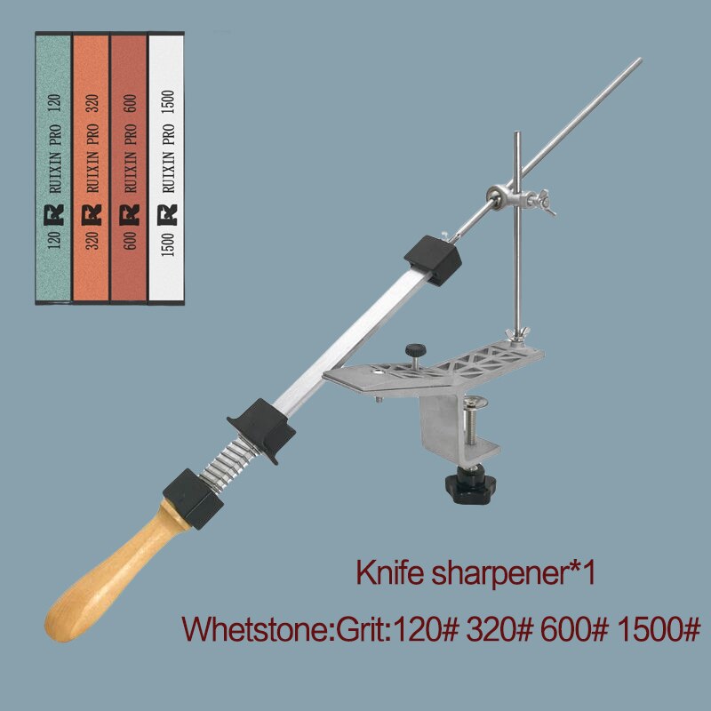 Fixed Angle Sharpener Diamond Bars Knife Sharpener With Four Sharpening Stones Whetstone Grinding System Tools: set 2