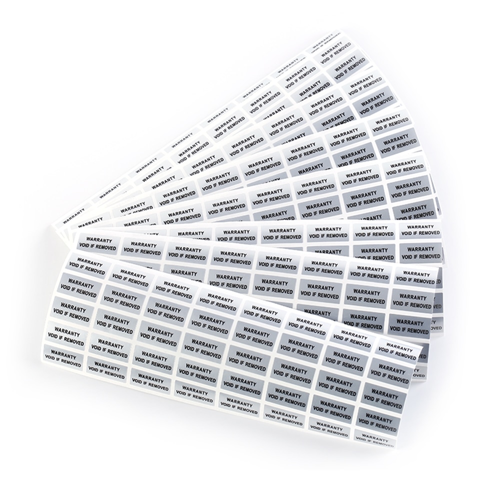 300pcs Printed Security Seals Tamper Evident Warranty Void Labels Sticker Seals