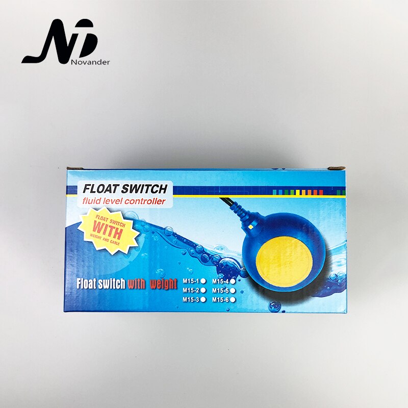 Line length 3M Controller Float Switch Liquid Switches Liquid Fluid Water Level Float Switch Controller Contactor Sensor