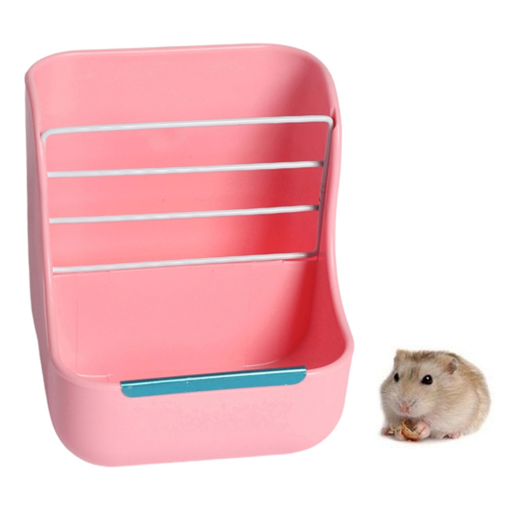 Kæledyr kanin hamster græs hø foderramme stativ kurv mesh mad opbevaring skål
