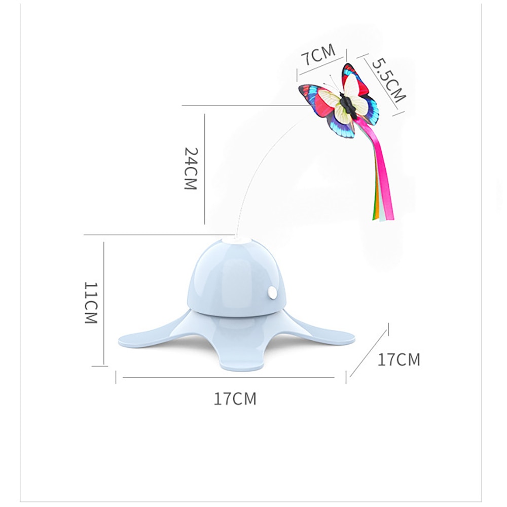 Electric Cat Teaser Toy Smart Spinning Automatic Interactive Funny Stick Training Amusement Interesting Kitten Toys Supplies